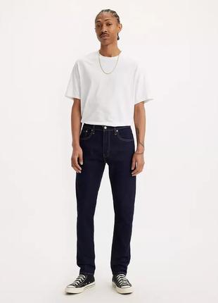 512™ slim taper men's jeans чоловічі джинси завужені фірмові базові темно-сині стильні levis