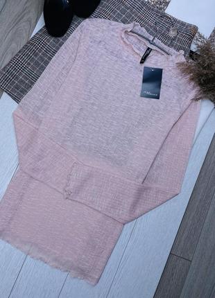 Нова рожева ажурна блуза xl блуза з літня напівпрозора блузка