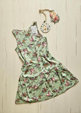 Сукня літня h&m 122-128см, 6-8років, сарафан для дівчинки, сукня дитяча