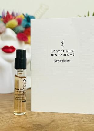 Оригінал пробник парфум парфумована вода yves saint laurent le vestiaire tuxedo оригинал парфюм духи парфюмированая
