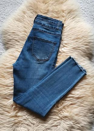 Джинсы скинни new look high waist skinny женские укороченные узкие джинсы высокая талия джинсы очень высокой посадки укороченные