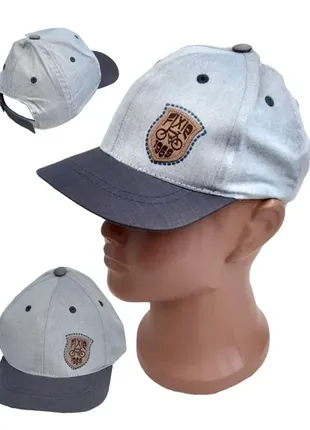 Бейсболка, кепка для мальчика р44-46 серая польша magrof 3055