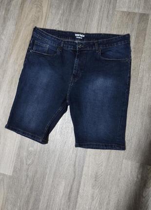 Мужские джинсовые шорты / pep & co / бриджи / мужская одежда / чоловічий одяг / чоловічі сині джинсові шорти