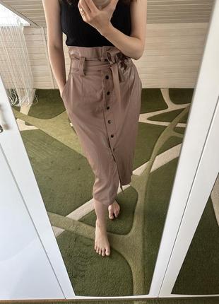 Юбка эко кожа