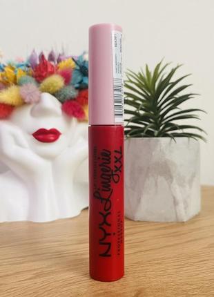 Оригинальный nyx professional makeup lip lingerie xxl жидкая матовая помада для губ 28 untamable