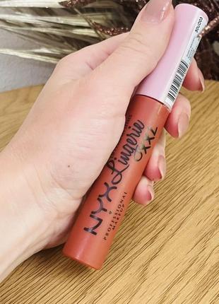 Оригинальный nyx professional makeup lip lingerie xxl жидкая матовая помада для губ 25...