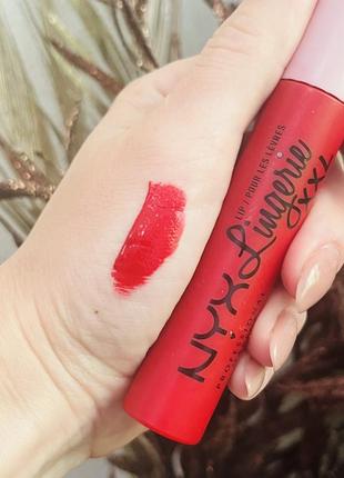 Оригинальный nyx professional makeup lip lingerie xxl жидкая матовая помада для губ 28 untamable