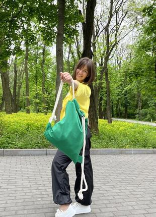Рюкзак, наплечник,женский рюкзак,зеленый рюкзак, стильный рюкзак