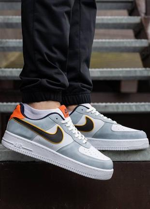 Nike air force white orange black