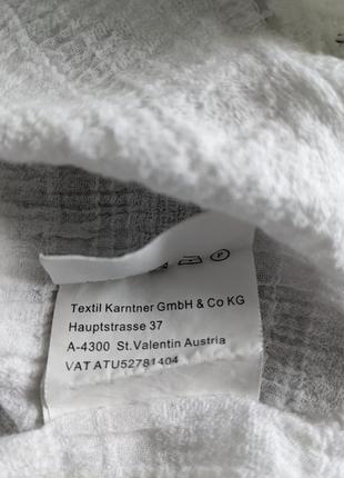 Белая блуза женская, жатка.размер s4 фото