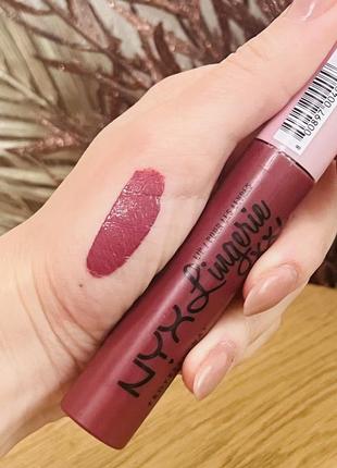 Оригинальный nyx professional makeup lip lingerie xxl жидкая матовая помада для губ 14 bust-ed