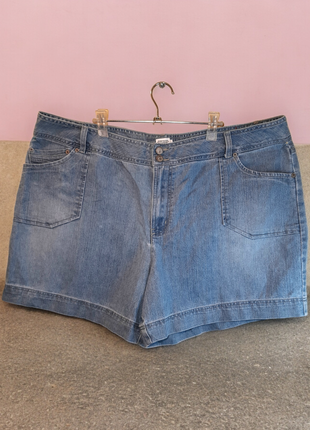 Новые женские джинсовые шорты большого размера