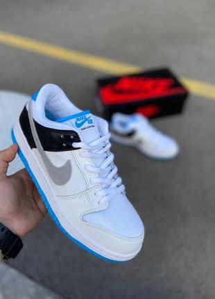 Кросівки dunk low neutral grey laser blue