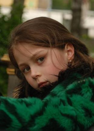 Крутая шубка john richmond, 8 лет.