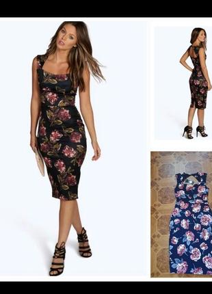 Платье по фигуре с розами