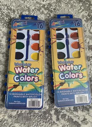 Краски акварельные water colors