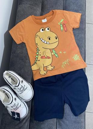 Костюм шорты футболка летний