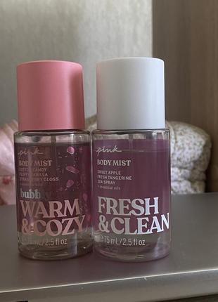 Спреї vs pink warm cozy fresh clean