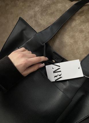 Сумка-шопер zara