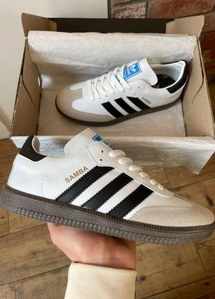 Adidas samba white black