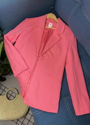Пиджак sinsay, размер s, цвет розовый