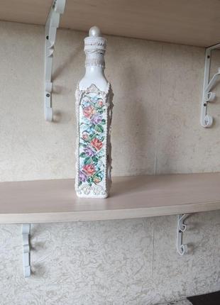 Декоративно-функціональна пляшка "український орнамент"