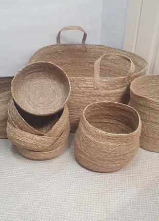 Кошики із морської трави zarahome в асортименті