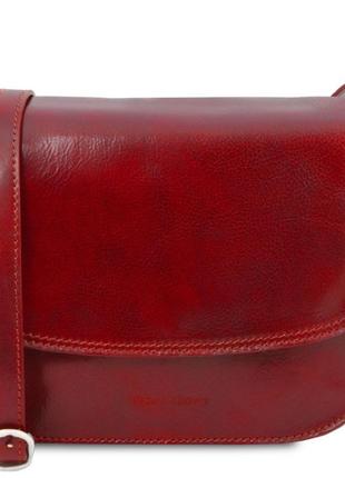 Жіноча шкіряна сумка крос-боді tl141958 greta від tuscany
