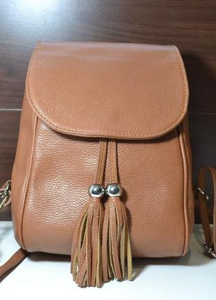 Genuine leather made in italy borse in pelle рюкзак кожаный оригинал