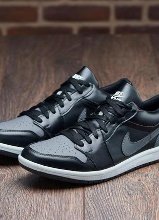 Чоловічі шкіряні кросівки у стилі nike натуральна шкіра