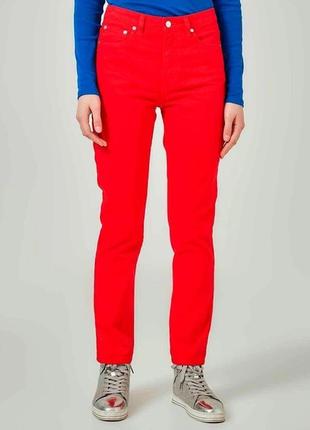 Джинсы красные женские united colors of benetton 4ih657523-005 25, разм.xs/40