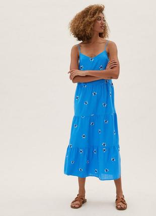 Плаття сукня сарафан блакитна