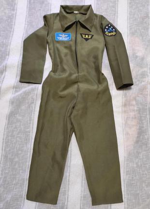 Карнавальный костюм военный летчик сша на 3-4роки