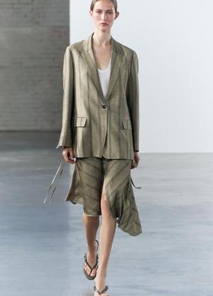 Блейзер zw collection cut-out из зав'язками