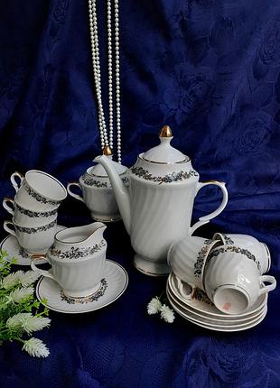 Rīga⚜ ⚜винтаж⚜ рижский фарфоровый завод кофейный сервиз рельеф позолота левон агаджанян тонкостенный