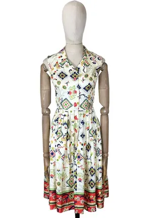Женское шелковое платье yves saint laurent размер 38