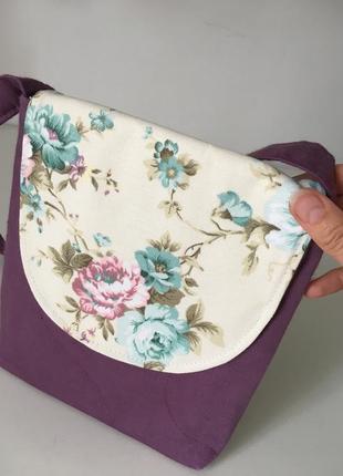 Детская сумка с цветами 4