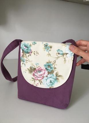Детская сумка с цветами 5