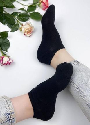 Жіночі короткі демісезонні,літні шкарпетки спорт  36-40р.чорні.
