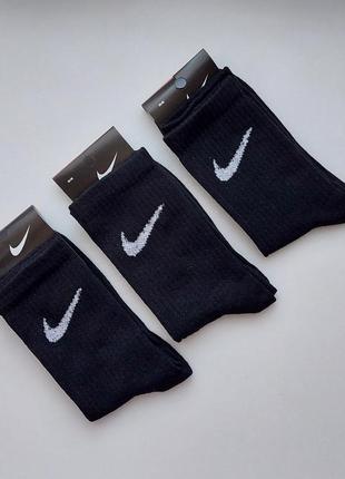 Шкарпетки жіночі "nike" 36-40р. чорні. високі, теніс, демісезонні,літні