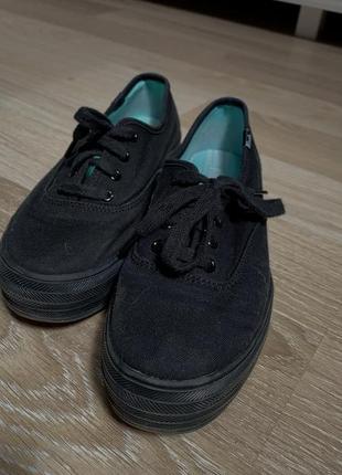 Кеды черные keds