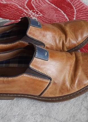 Туфли мужские, кожаные.