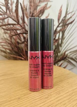 Оригінал nyx professional makeup soft matte lip cream 18 prague