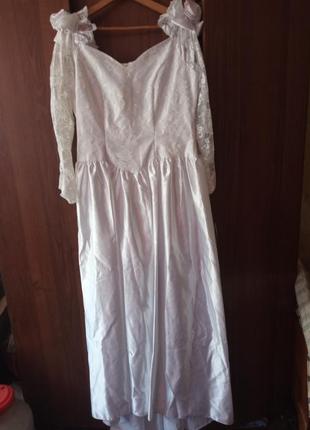 Платье свадебное винтажное