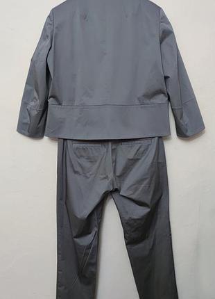 Stile benetton котоновый костюм брюки жакет кроп  /10030/3 фото