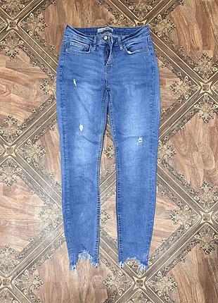 Джинсы с высокой посадкой denim co