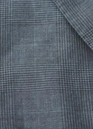 Брендовий двобортний модний літній блейзер піджак у складі вовна шовк льон massimo dutti3 фото