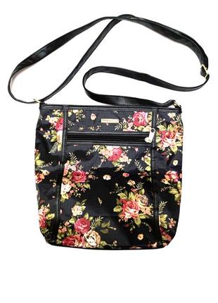 Nathalie andersen  дизайнерская floral print сумка кросс боди /0000h/