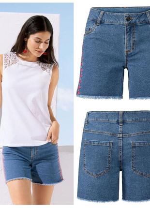 Женские качественные джинсовые шорты esmara®, размер наш 42-44(34 евро)