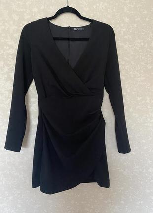 Сукня плаття платье zara s черное